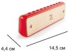 Hape Губная гармошка "Буду музыкантом" / цвет красный