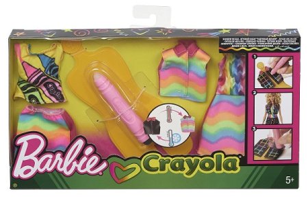 Mattel Barbie + Crayola "Раскрась наряды"