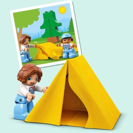 LEGO DUPLO Конструктор "Семейное приключение на микроавтобусе"
