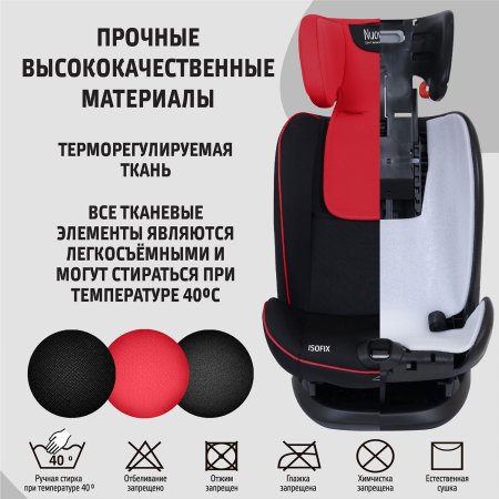 Nuovita Автокресло Maczione N123i-2 Isofix / цвет Rosso/Красный