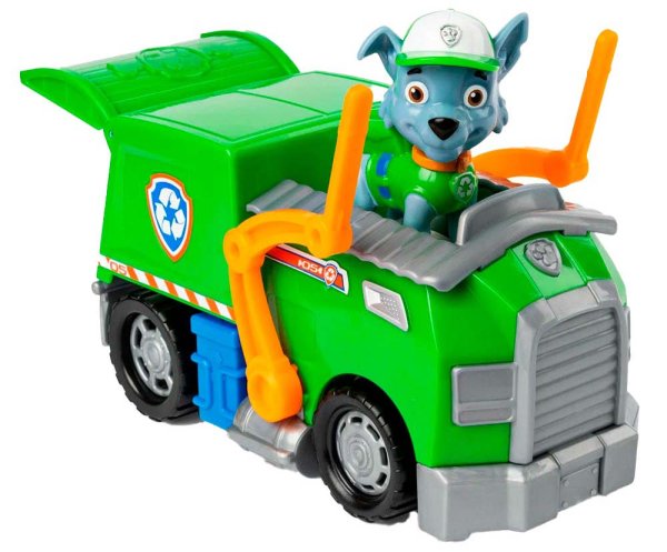 игрушка Paw Patrol Игровой набор Машинка с фигуркой Рокки, 15 см