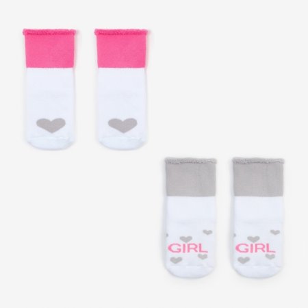 Крошка Я Носки махровые, 2 пары "Girl"