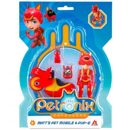 Petronix Игровой набор пэтмобиль и фигурка героя Мэтта