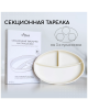 Тарелка силикон секционная/присоски айвори 8м+ арт. 680352 MIYOUMI/МИЮМИ 