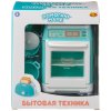 ABtoys Игрушечная бытовая техника Помогаю Маме Электрическая плита с кастрюлей и сотейником / цвет голубой