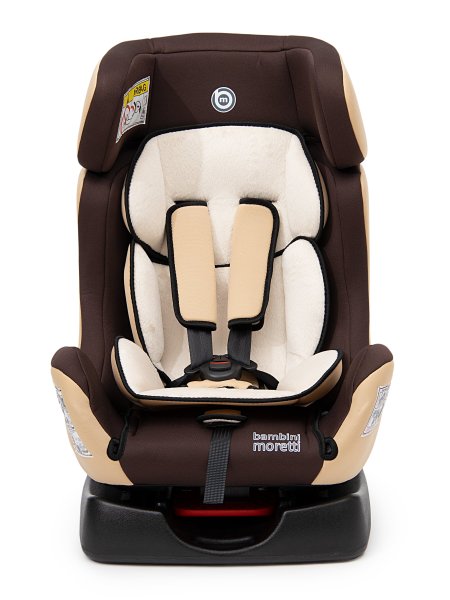 Bambini Moretti Детское автомобильное кресло BM-719 Lux, 0-25 кг, цвет / коричневый-бежевый