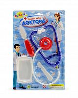 Altacto Детский игровой набор доктора в блистере, 4 предмета / цвет синий, белый					