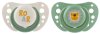 Chicco Пустышка PhysioForma Air силиконовая, 2-6 месяцев, 2 штуки / цвет green (зеленый)