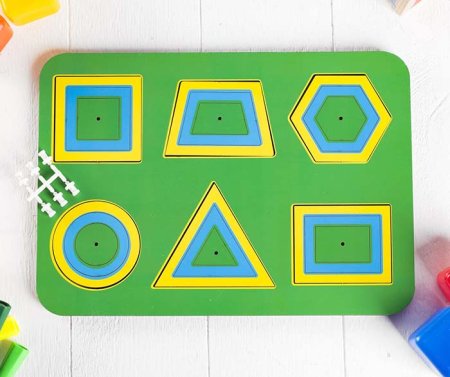 WoodLand Toys Рамка-вкладыш М. Монтессори "Паутинка 1"