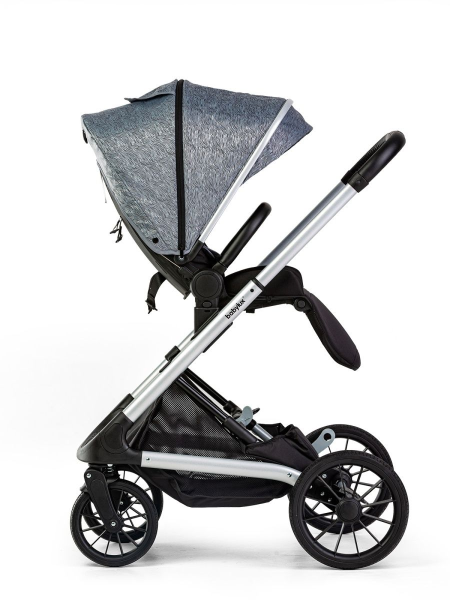 Babylux Детская прогулочная коляска XR / цвет Silver frame/Gray Oxford