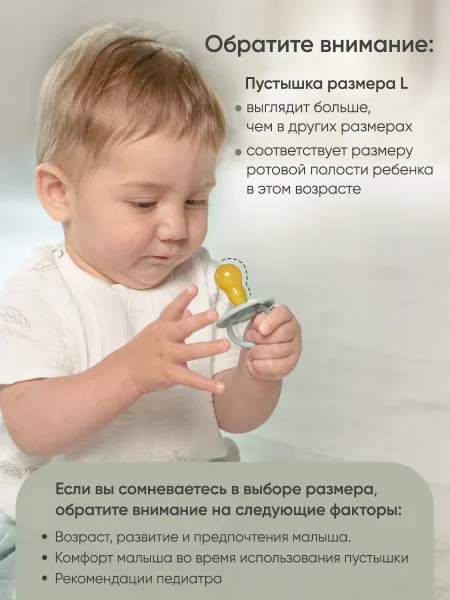 PAOMMA Пустышка латекс L Black 18м+ арт. 347491