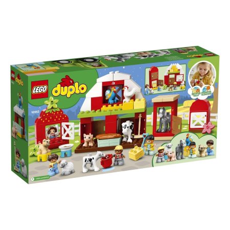 LEGO DUPLO Town Конструктор "Фермерский трактор, домик и животные"