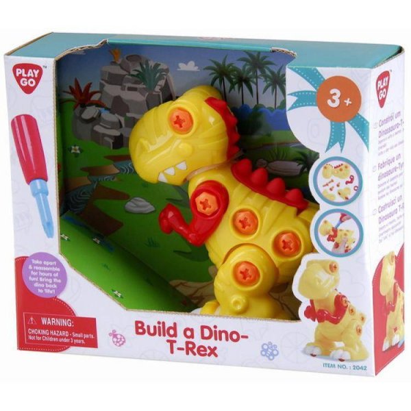 PlayGo Игровой набор Собери динозавра - Тираннозавр