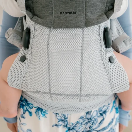 BABYROX рюкзак-переноска Ergonomic mesh/ цвет серебряный, в коробке