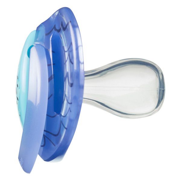 Tommee Tippee Пустышка силиконовая Night Time Peste/Pisica, 6-18 месяцев, 2 штуки