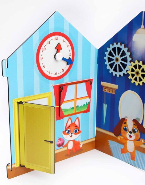 Эврики Бизиборд «Раскладной домик»