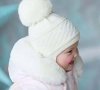 Orso Bianco Шапка с завязками вязаная