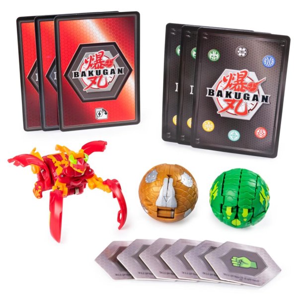 игрушка Spin master стартовый игровой набор bakugan (3 бакугана) / разноцветный