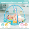 ZABIAKA Развивающий музыкальный коврик SL-06093 цвет голубой, звук, свет   9351637