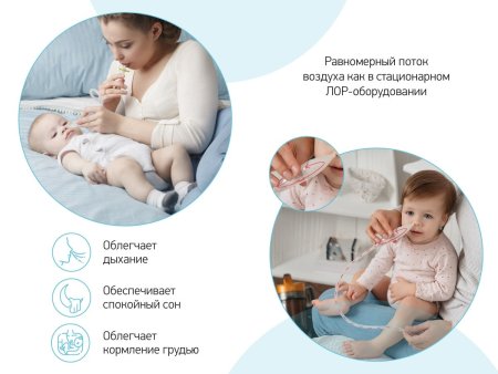 Roxy-Kids Назальный аспиратор с адаптером для пылесоса Dr.Bunny