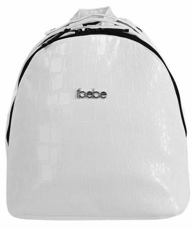 Ibebe Коляска 2 в 1 I-Stop Leather / цвет Crocodile White (белый)