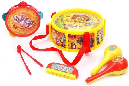 Zabiaka Набор музыкальных инструментов "Мультибэнд-2", 7 предметов