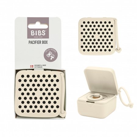 Контейнер для пустышки BIBS - Ivory/Black