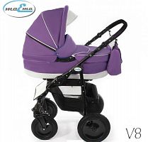 Детская коляска 3в1 maEma Vili (маЭма Вили) / Фиолетовая V8