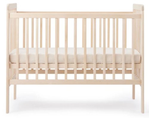 Happy Baby Кроватка Mirra Light c матрасом и простынёй / цвет натуральный