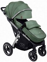 Sweet Baby Прогулочная коляска Suburban Compatto Air / цвет Silver Green (зеленый)					