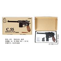 Airsoft Gun Пистолет игрушечный пневматический металлический C55