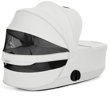 Коляска 2в1 CYBEX Priam Style Matt Black + спальный блок (Off White)