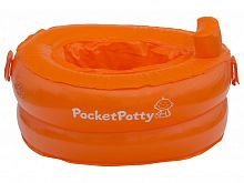 ROXY-KIDS Надувной дорожный горшок PocketPotty/ Цвет оранжевый					