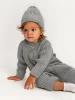 Amarobaby Комбинезон вязаный детский демисезонный Pure Love Tot, размер 56 / цвет серый