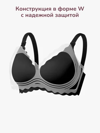 (м)Мамкози Бюст.д/корм.YN46,черный (L)