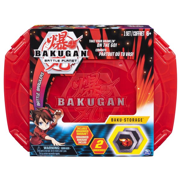 игрушка Spin master игровой набор кейс для хранения bakugan / цвет красный