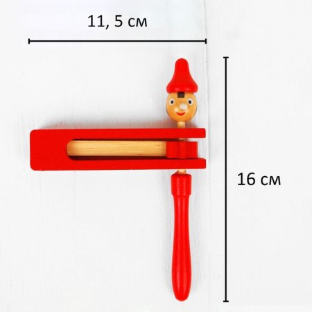 Игрушка музыкальная трещотка цвета МИКС 255948