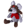 Softoy Игрушка Мышь в шапке ушанке, 26 см S879/15