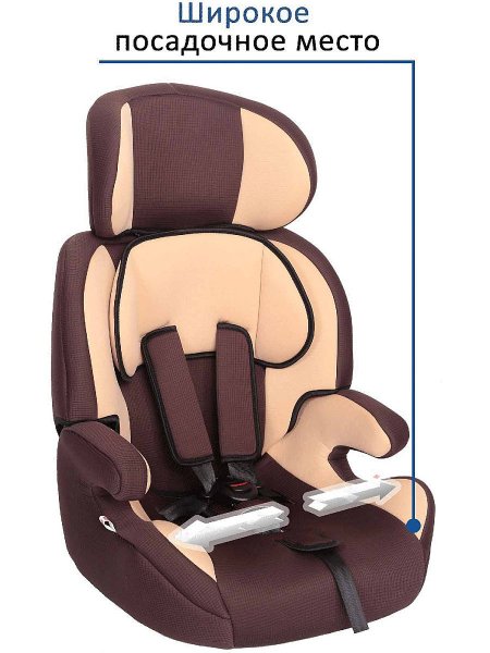 Zlatek Детское автокресло Fregat, 9-36 кг / цвет коричневый