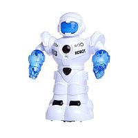 Junfa Робот электромеханический со световыми и звуковыми эффектами / цвет белый, голубой 					