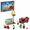 Lego city fire конструктор пожар в бургер-кафе / разноцветный