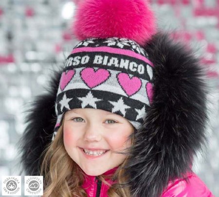 Orso Bianco Шапка для девочек Габи