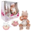 1toy PREMIUM Пупс в розов.одежде 30 см, с 2мя предметами одежды, премиум кор. 
