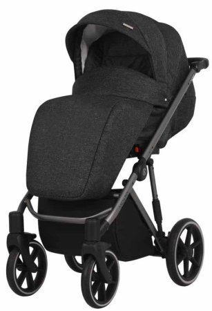 Bambini Moretti Коляска 2 в 1 Tirreno / цвет черный