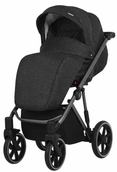 Bambini Moretti Коляска 2 в 1 Tirreno / цвет черный