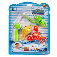 Abtoys Набор игрушек для ванной Веселое купание / разноцветный					