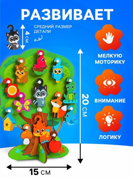 Развивающая игра по методике "Лесное дерево"  061116 4287146