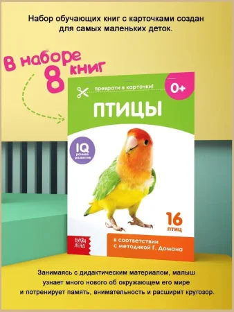 Набор обучающих книг по методике Г. Домана 8 шт "Окружающий мир"  20 стр. 3445453