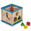 Буратино Игрушка-сортер из дерева «Волшебный куб»