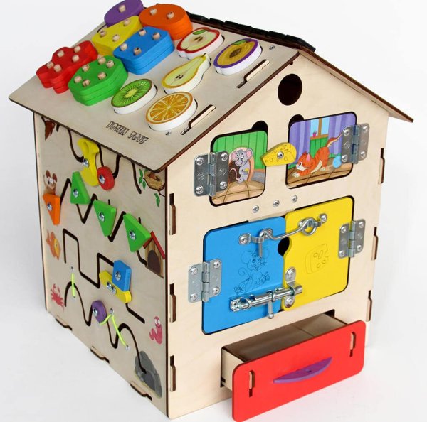 Yoshatoys Игрушка для малышей "Бизидом Светофор-4"